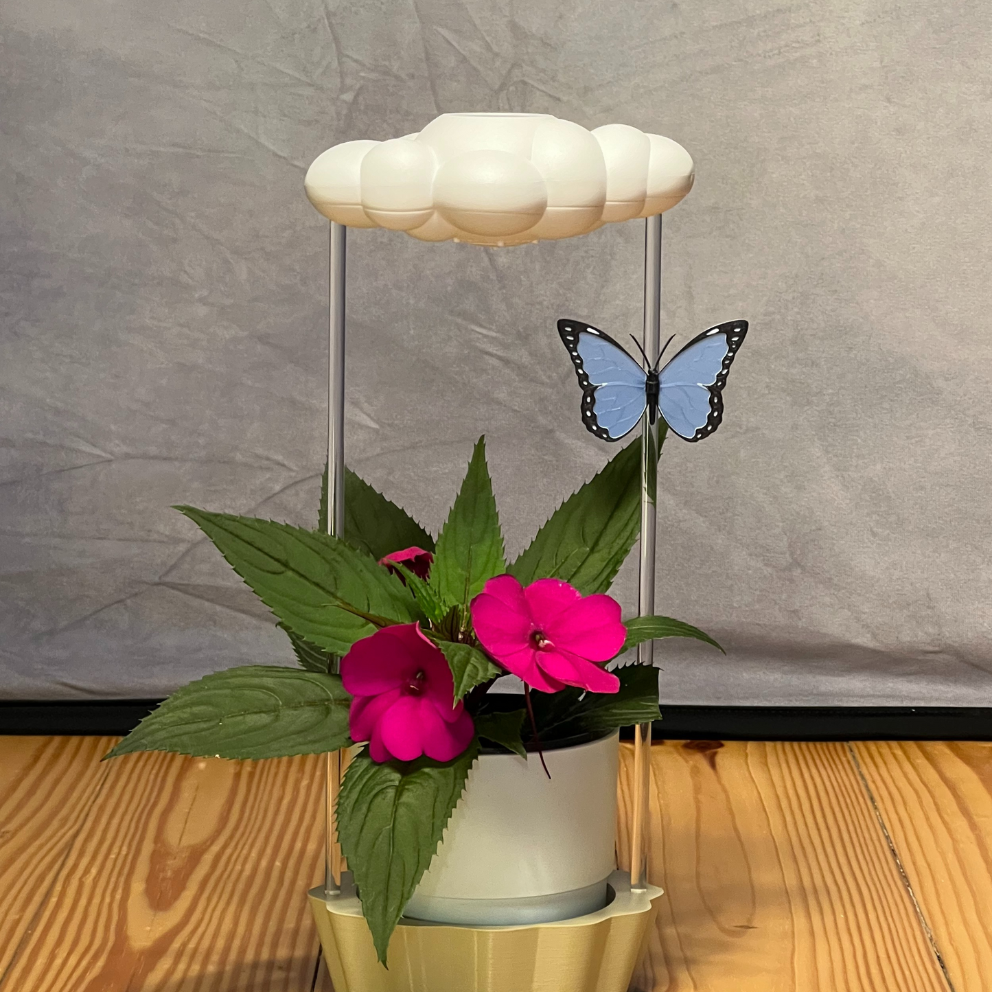 Blue Butterfly Charm for Dripping Rain Cloud