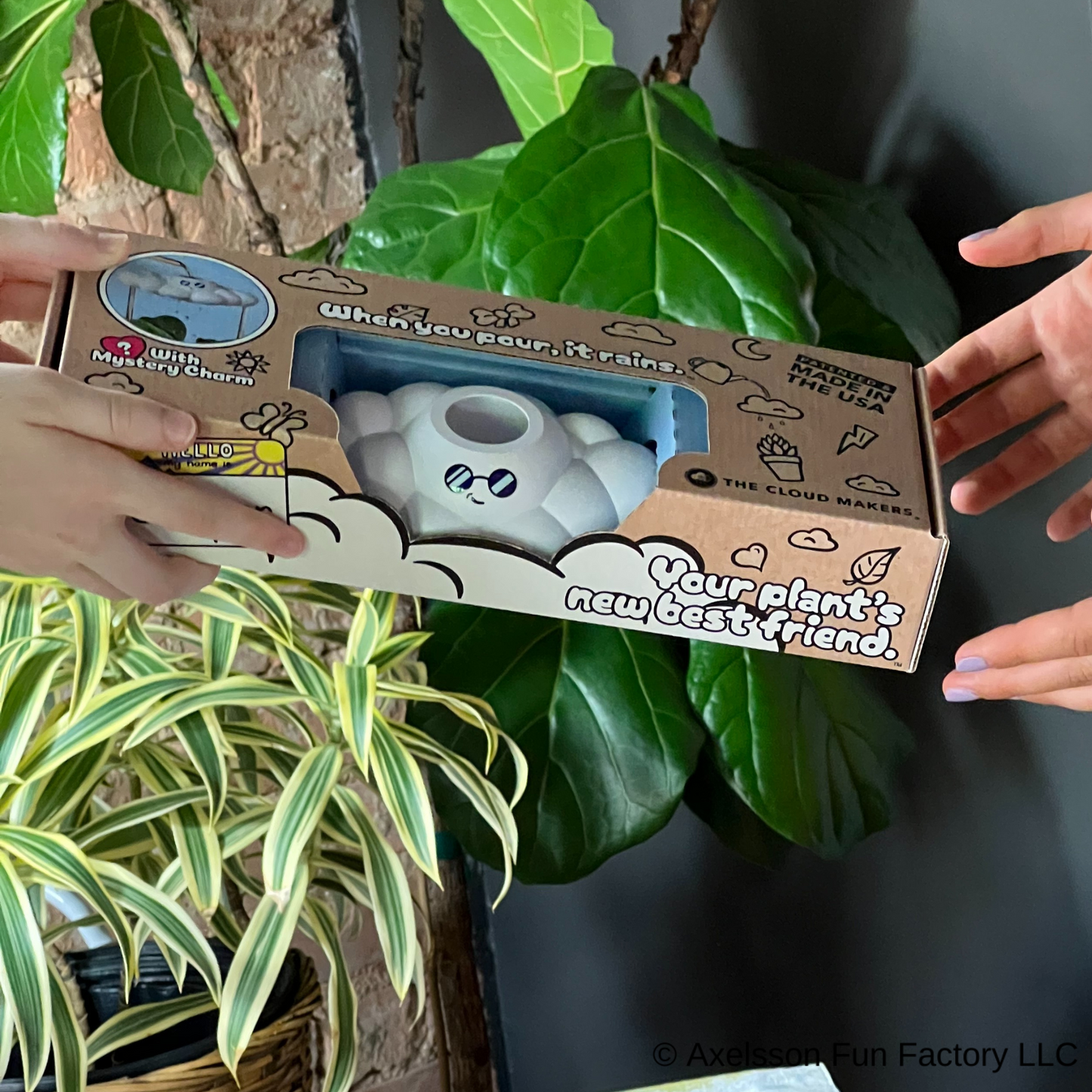 Cooper the Cloud in product packaging