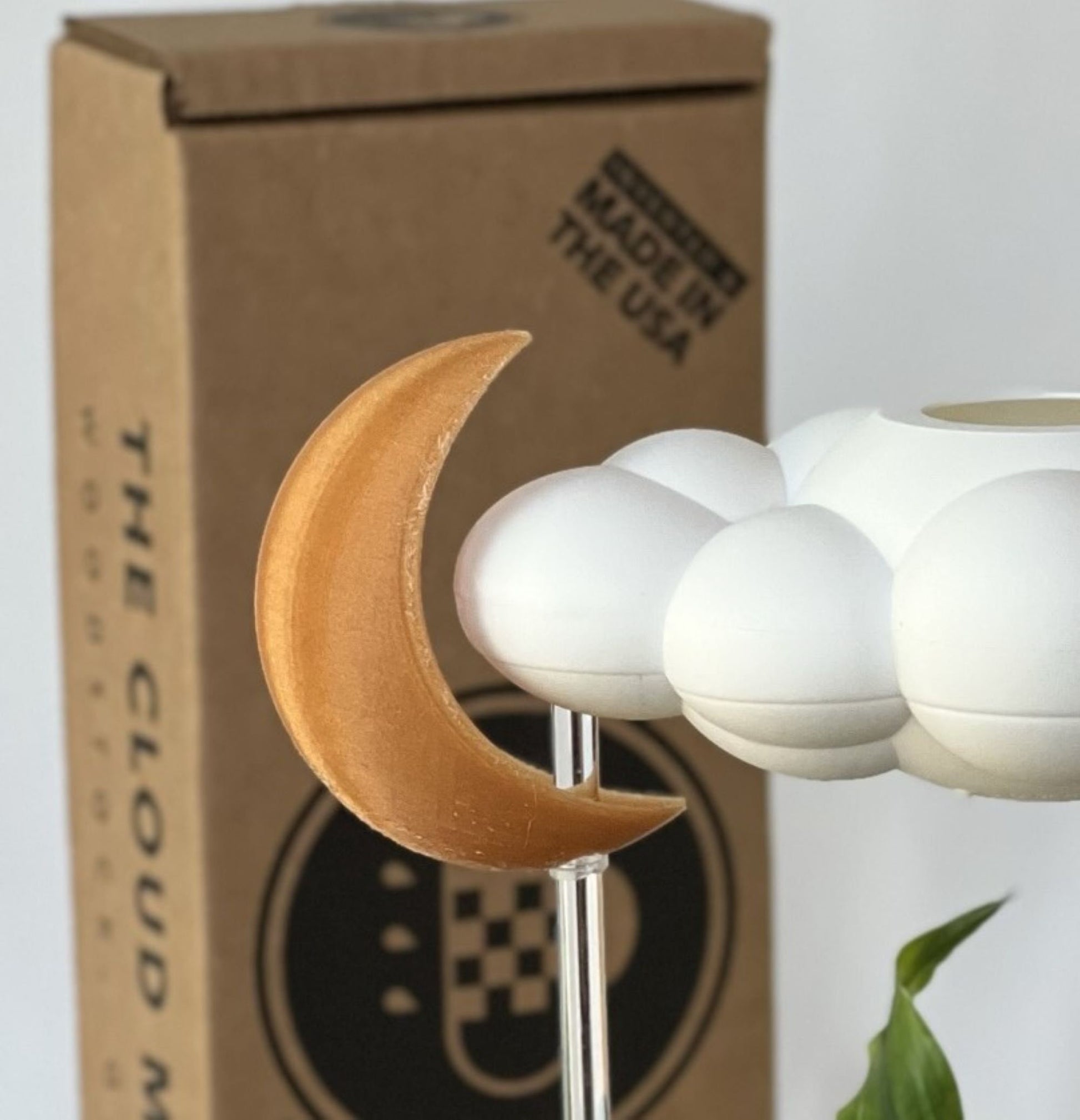 Moon Charm for dripping rain cloud