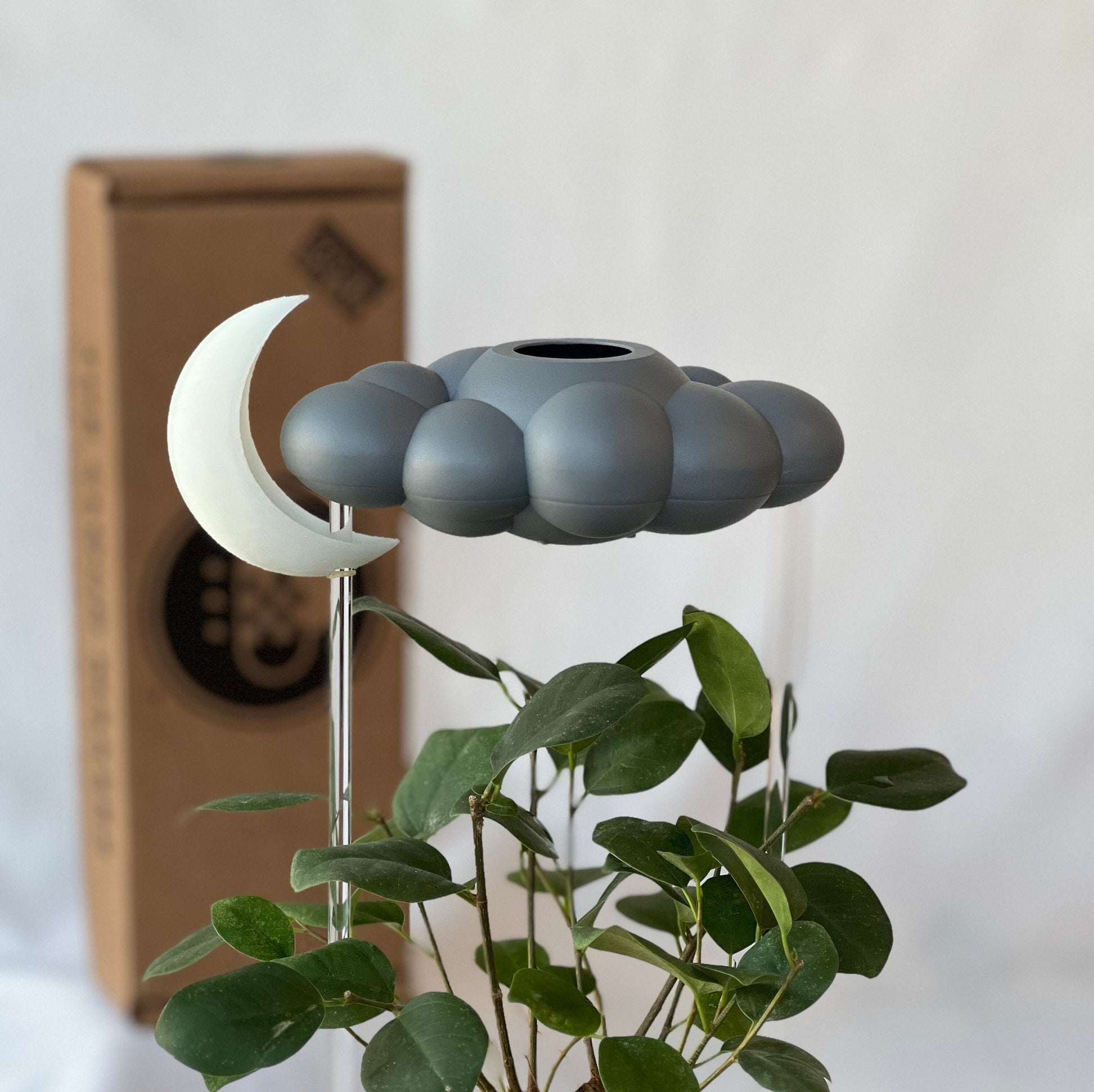 Moon Charm for Dripping Rain Cloud, Glow in the Dark