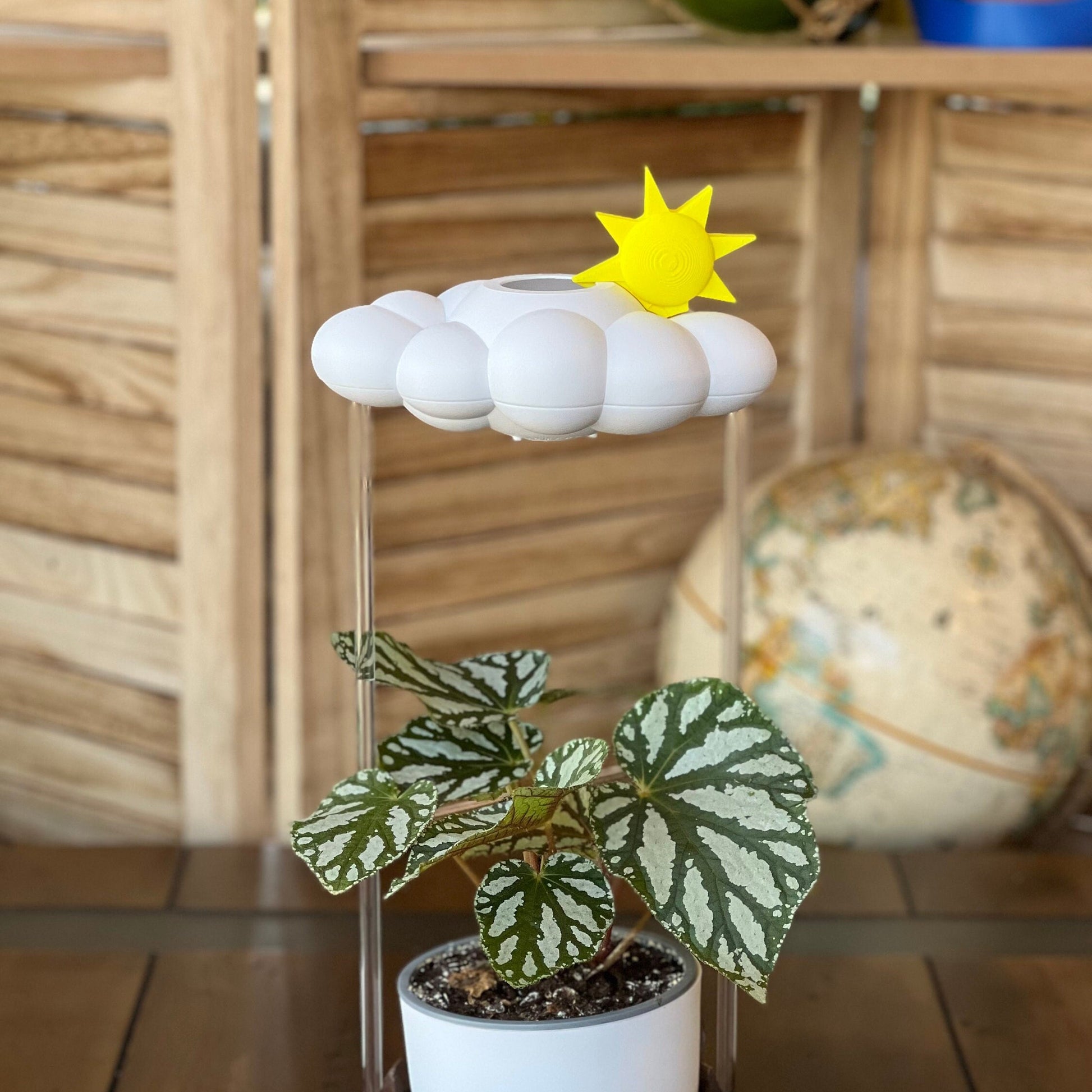 Original Dripping rain cloud with sun charm