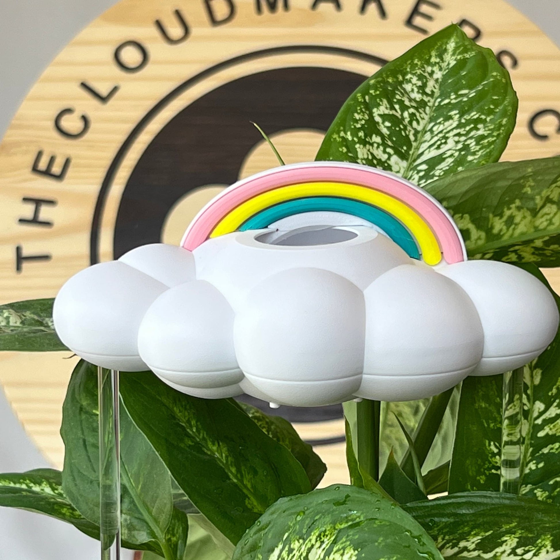 original Dripping Rain Cloud with Pastel rainbow charm