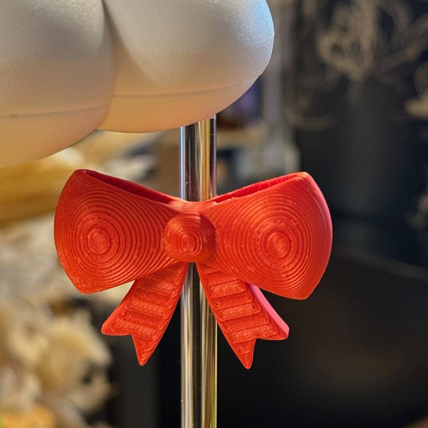 Original Dripping Rain cloud with 3D printed bow charm