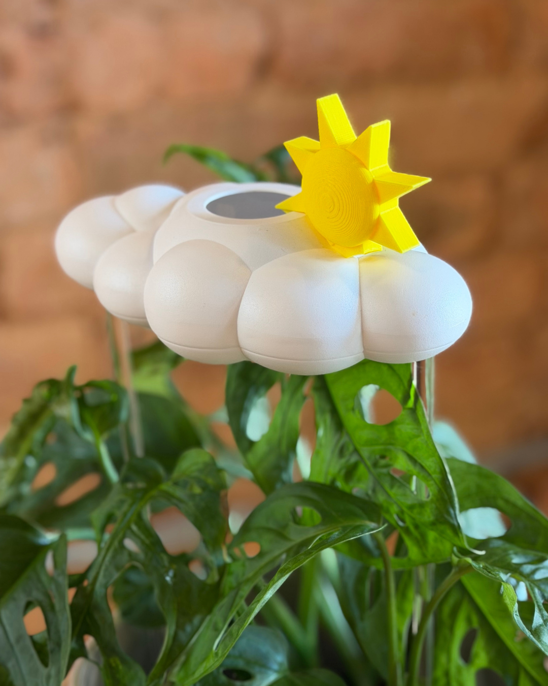 Original Dripping Rain Cloud with Sun Charm