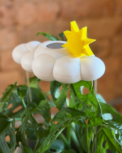 Original Dripping Rain Cloud with Sun Charm