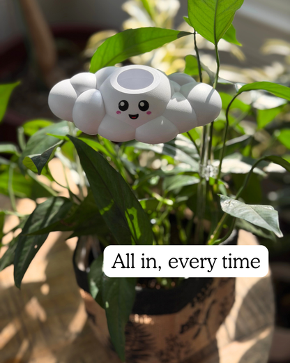 skylar the cloud whimsical rain cloud plant waterer