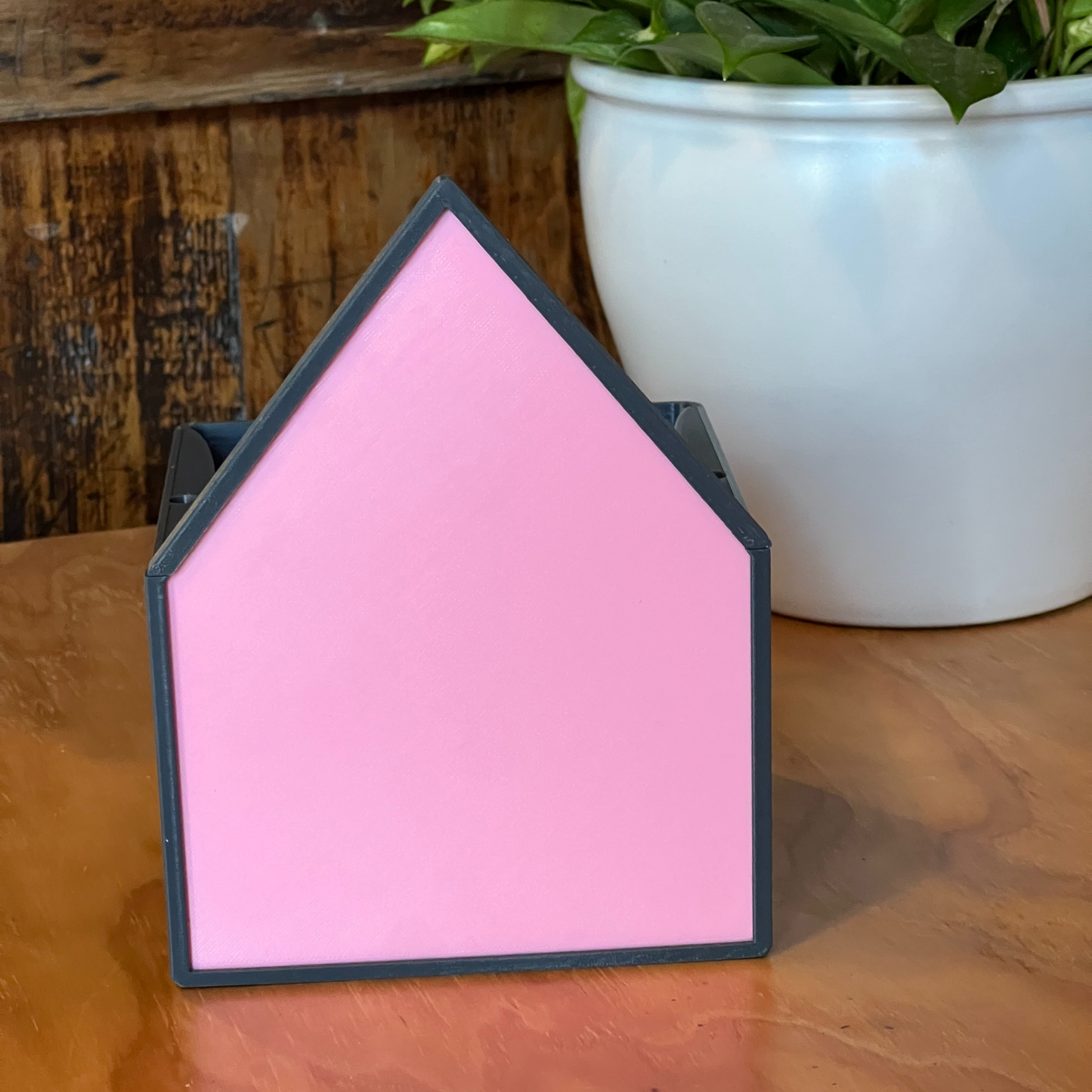 Pink House Planter