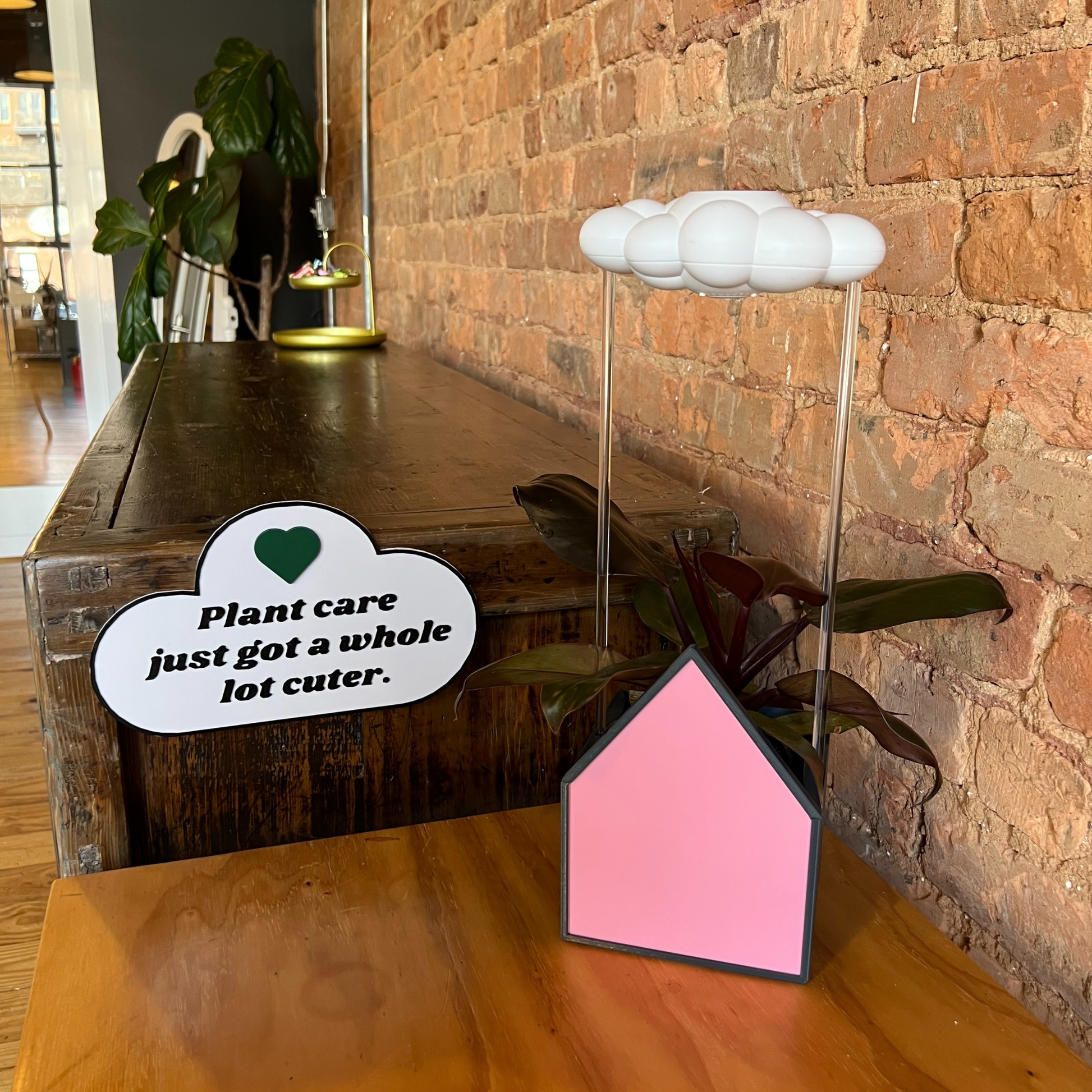 Pink House Planter