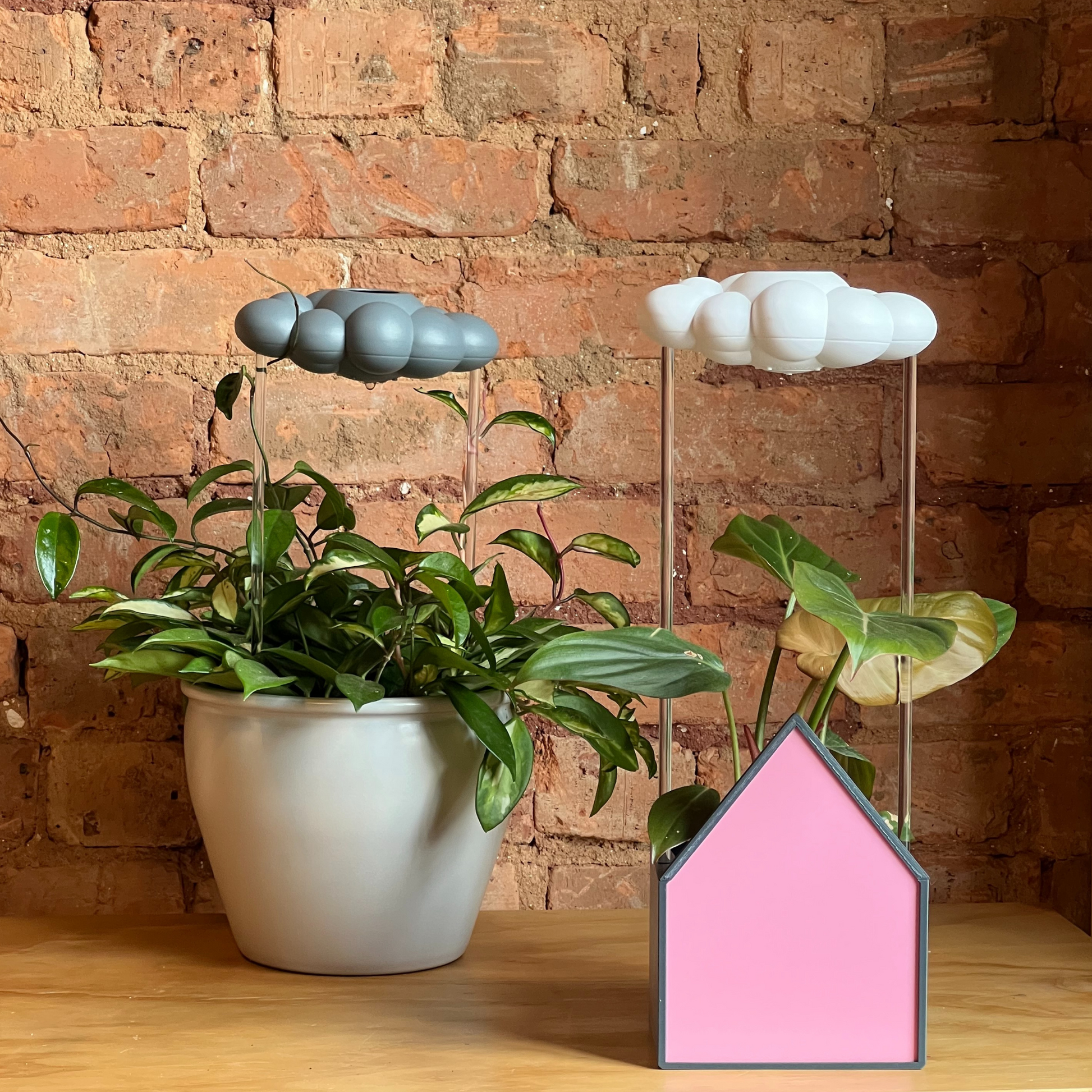 Pink House Planter