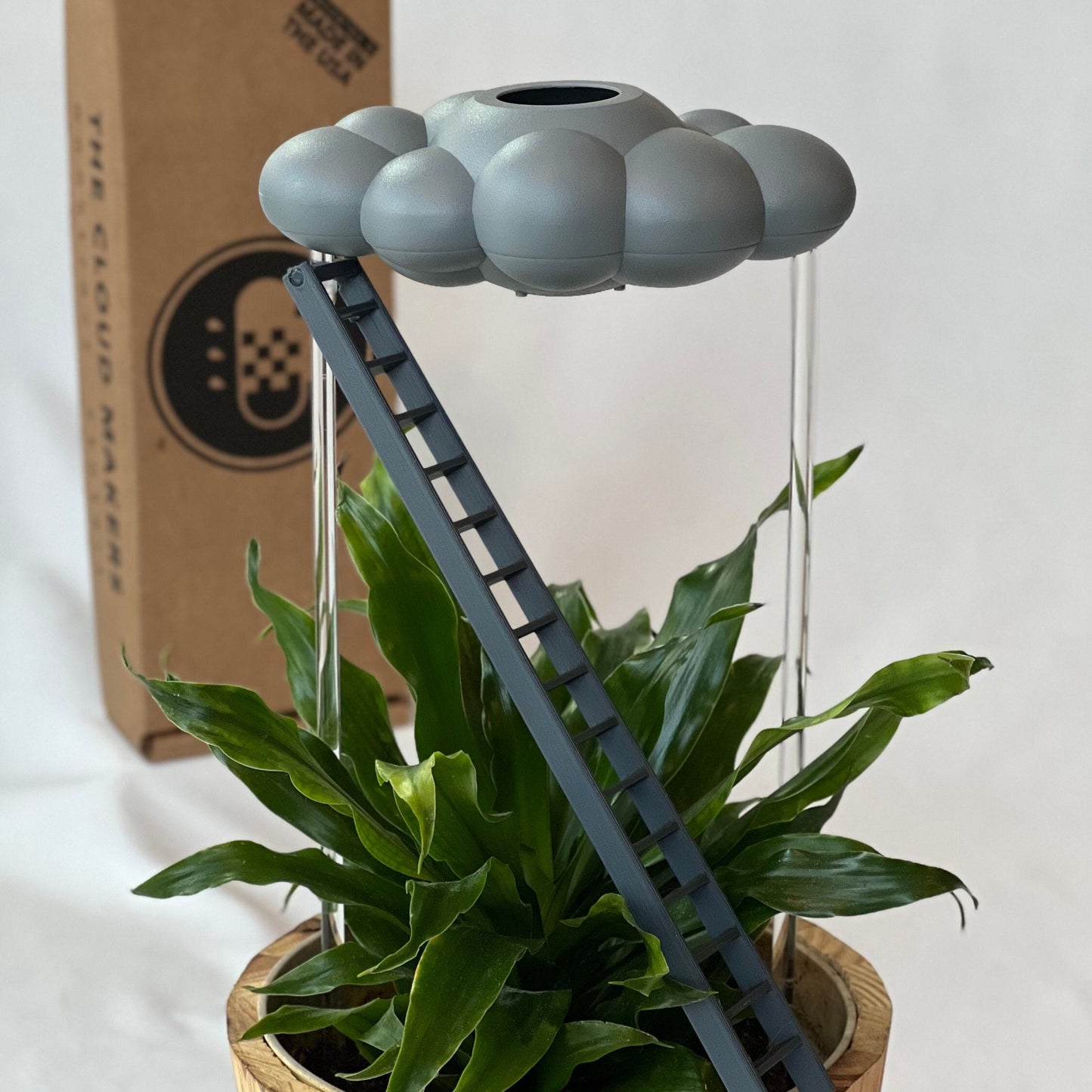 Stormy Dripping Rain Cloud with ladder charm